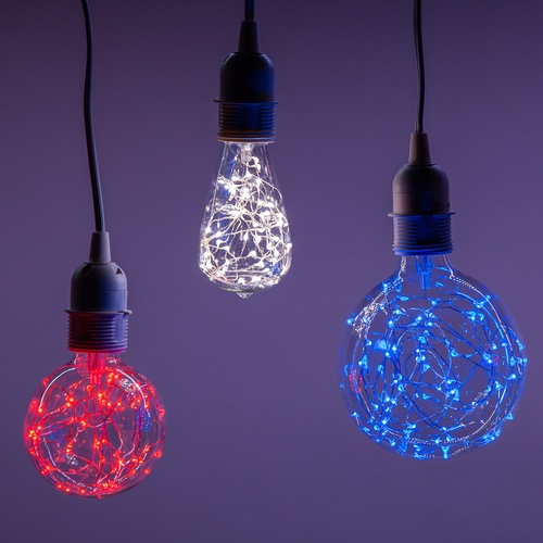 G80 Red LEDimagine TM Fairy Light Bulb