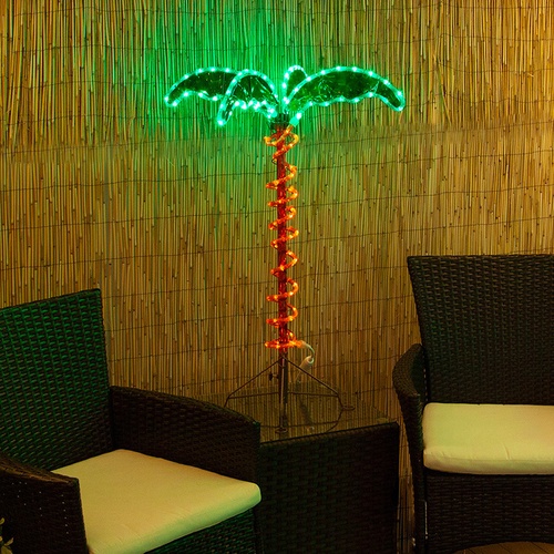 2.5' Deluxe LED Lighted Palm Tree
