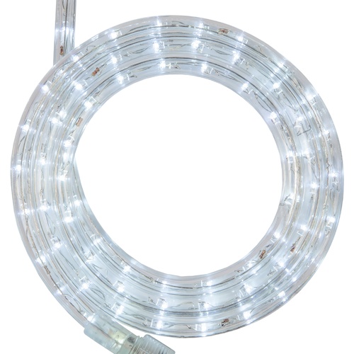 LED Rope Lighting 18' Cool White LED Rope Light, 120 Volt
