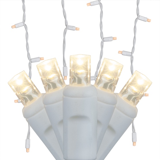 150 Warm White LED Curtain Lights