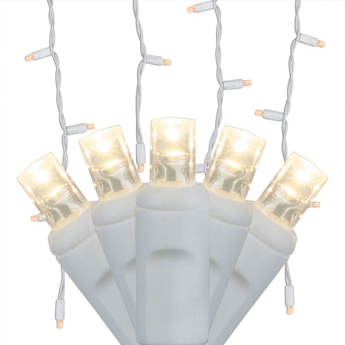 150 Warm White LED Curtain Lights