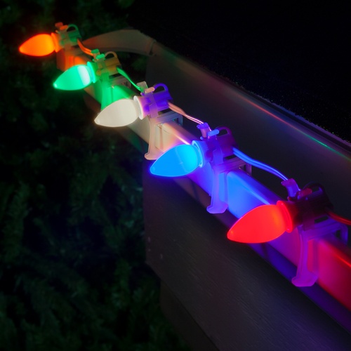 Christmas Lights C7 Multicolor Smooth Opticore Commercial LED