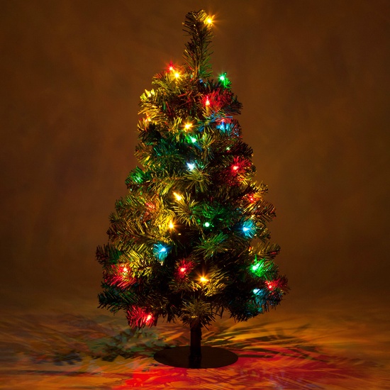 Winchester Fir Prelit Multicolor Incandescent Walkway Tree