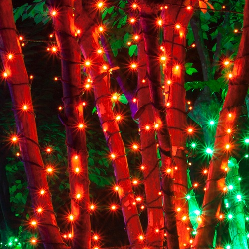 Wide Angle 5MM LED Lights 50 Orange Christmas Lights, LED Mini