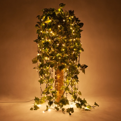 36" Brown Falling Willow Lighted Branches, Warm White LED Lights, 1 pc