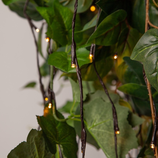 36" Brown Falling Willow Lighted Branches, Warm White LED Lights, 1 pc