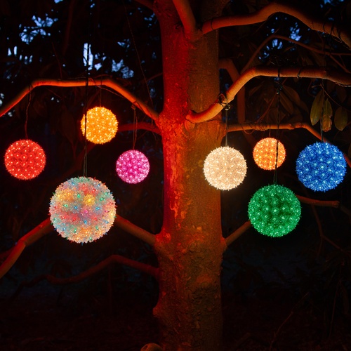 10" Clear Incandescent Twinkle Starlight Sphere, 150 Lights