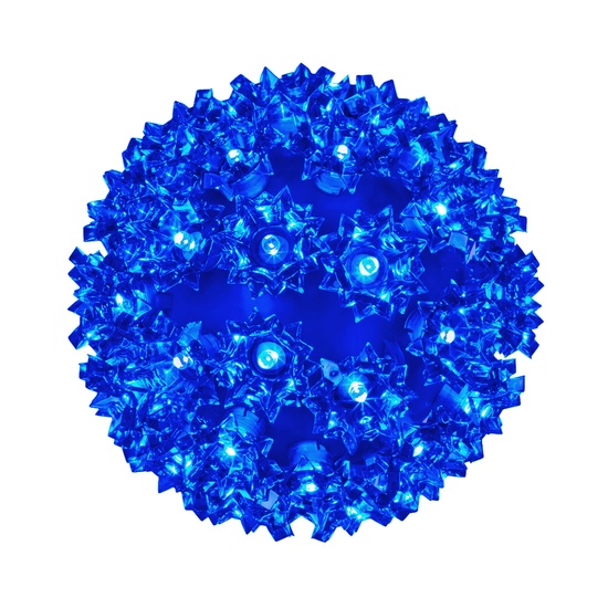 6" Blue 5mm LED Starlight Sphere, 70 Lights