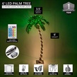 5' LED Curved Lighted Palm Tree