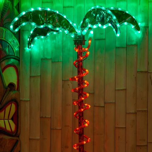 2.5' Deluxe LED Lighted Palm Tree