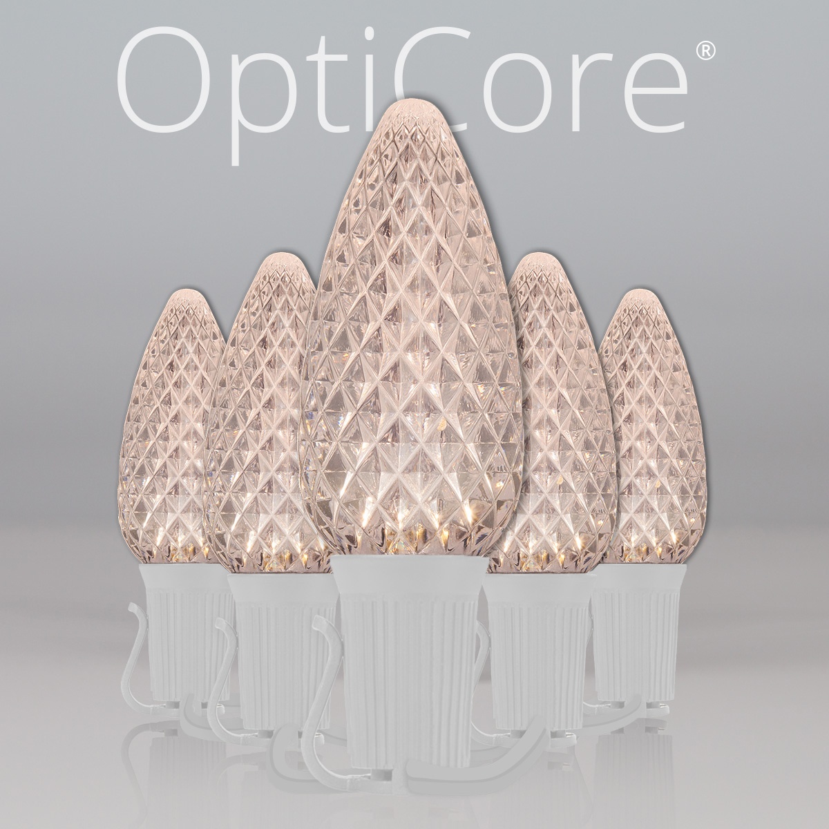 Christmas Lights C9 Warm White Opticore Commercial LED Christmas Lights