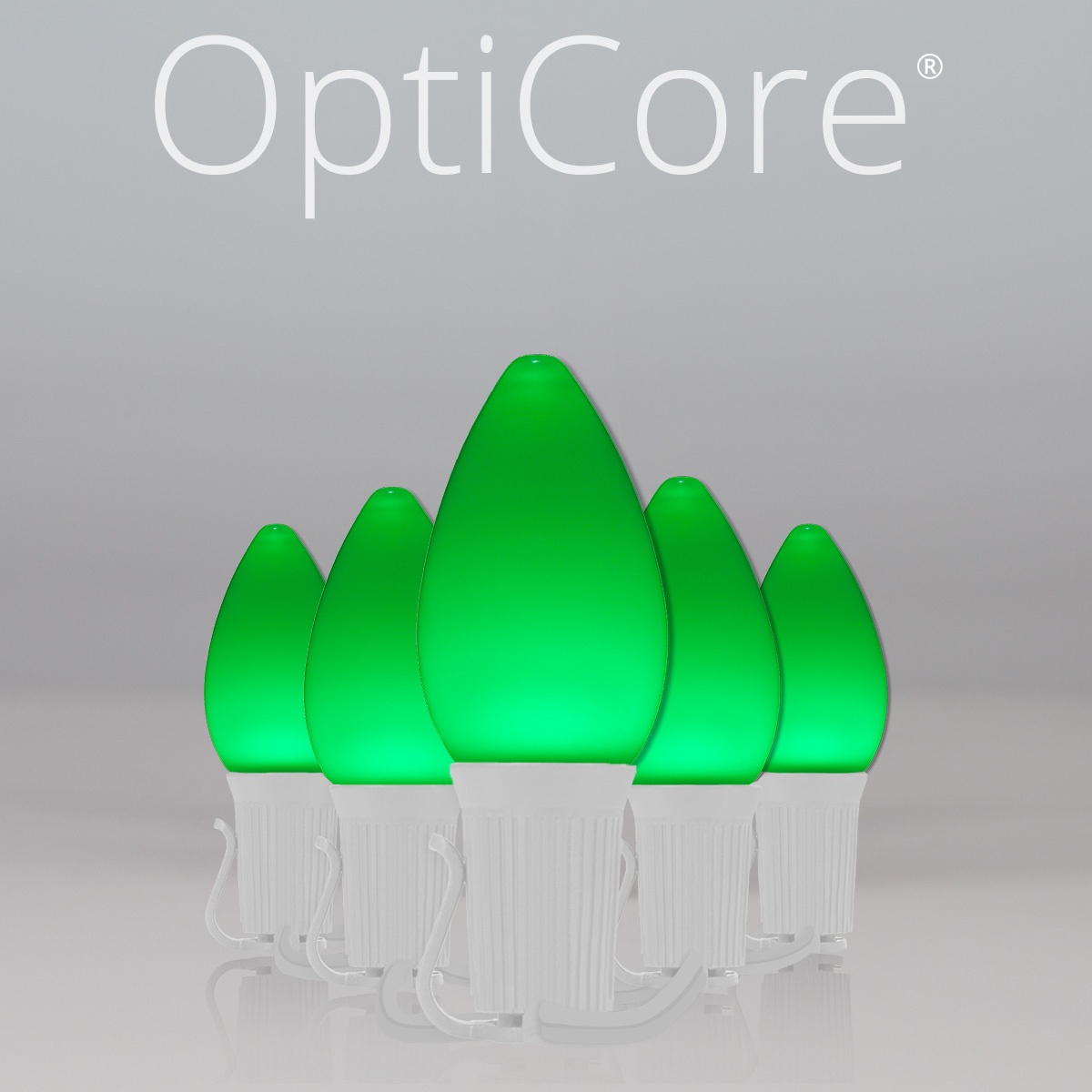 Christmas Lights - C7 Green Commercial LED Christmas Lights