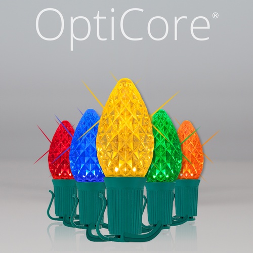 Christmas Lights C7 Multicolor Opticore Twinkle Commercial LED