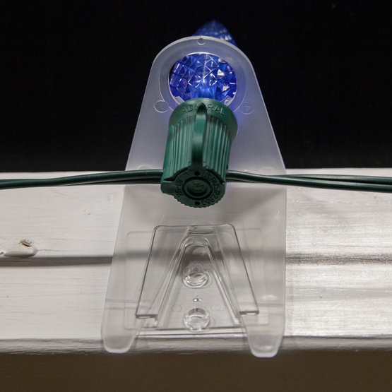 C7 and C9 Accessories Christmas Light Parapet Clip, 100 Pack