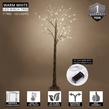 3' Warm White LED Birch Tree 