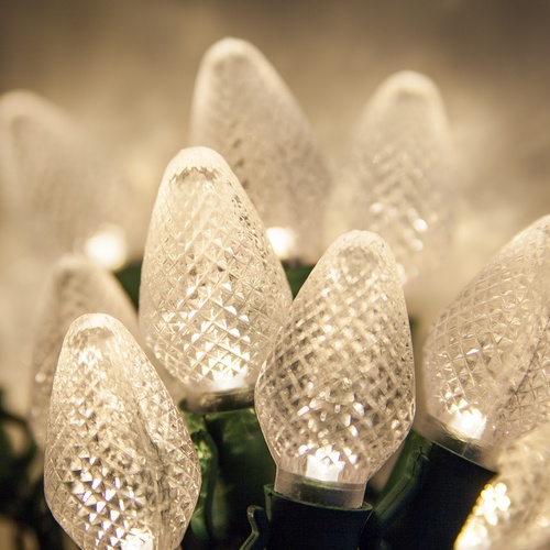 Commercial C7 Warm White LED Christmas Lights