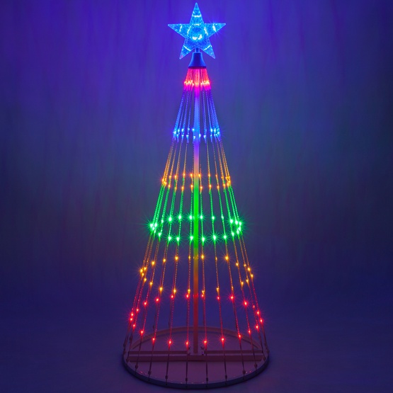4' Multicolor LED Animated Lightshow Outdoor Christmas Tree