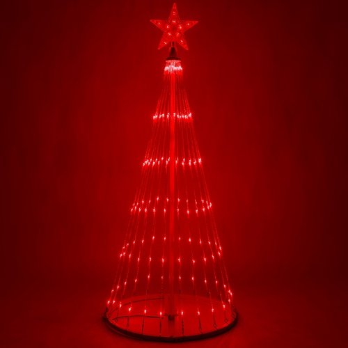 4' Red LED Animated Lightshow Outdoor Christmas Tree